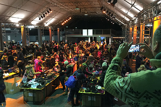 Limango Lagerverkauf 2015 in der Tonhalle